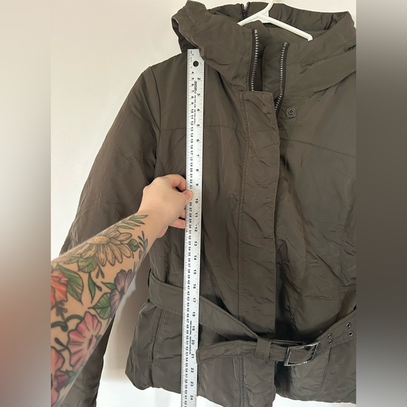 Peuterey Women’s Olive Green Genuine Down Filled Size Small - Picture 2 of 11